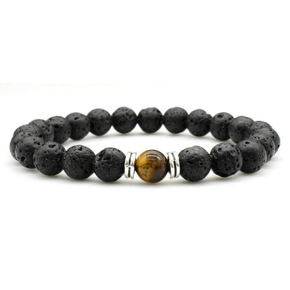 Women's Ornament Accessories Volcanic Rock Yoga Wheel Bracelets