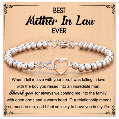 For Ladies Steel Ball Infinite Love Bracelets