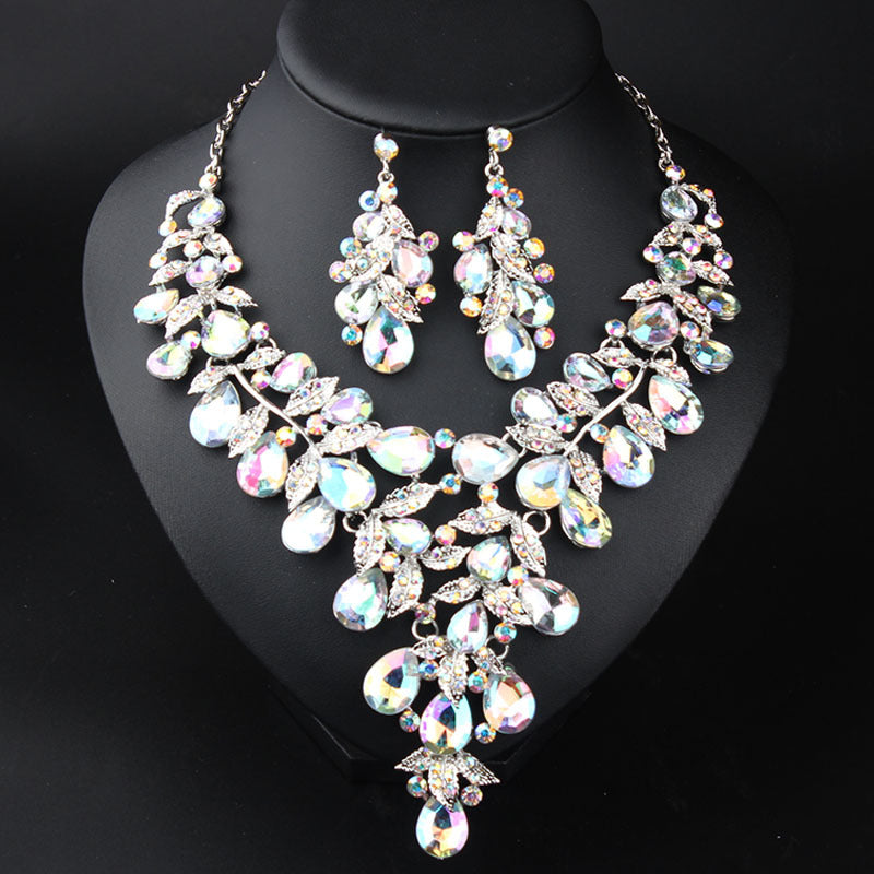 Women's Jewelry Exaggerated Personalized Rhinestone Big Suit Necklaces