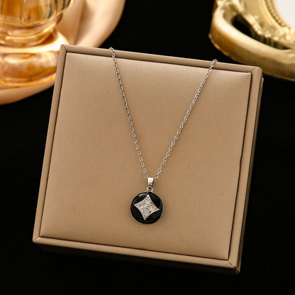 Women's Steel Ornament Design High-grade Light Luxury Necklaces