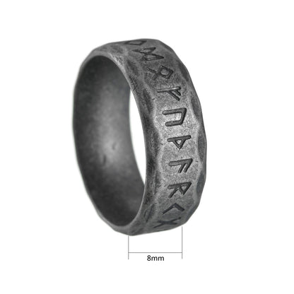 Men's Vintage Viking Rune Titanium Steel Fashion Rings