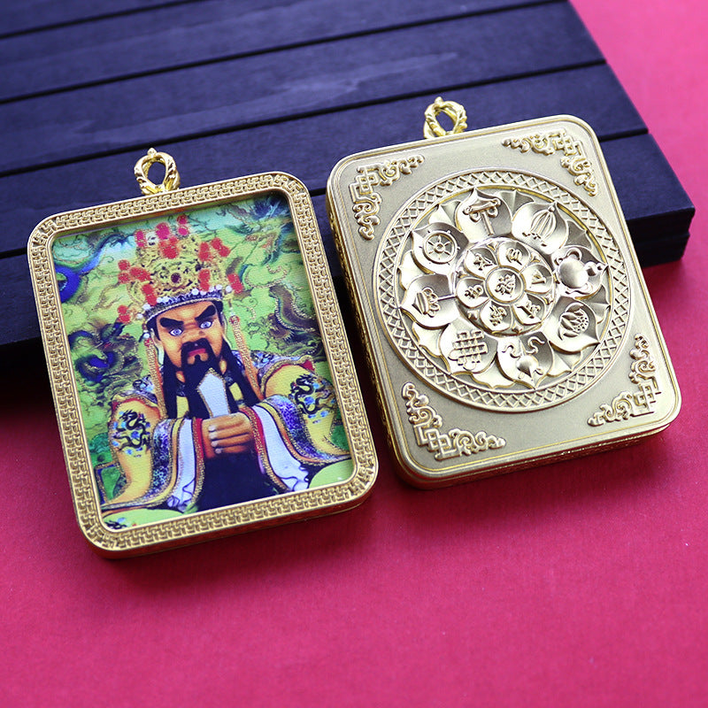 Fifth Master Small Yellow God Wealth Pendants