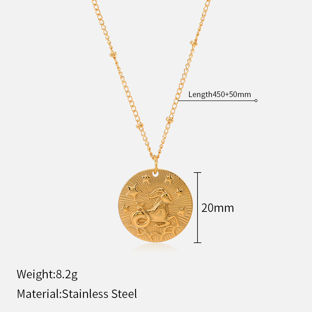 Constellation Stainless Steel Fashion Niche Design Necklaces