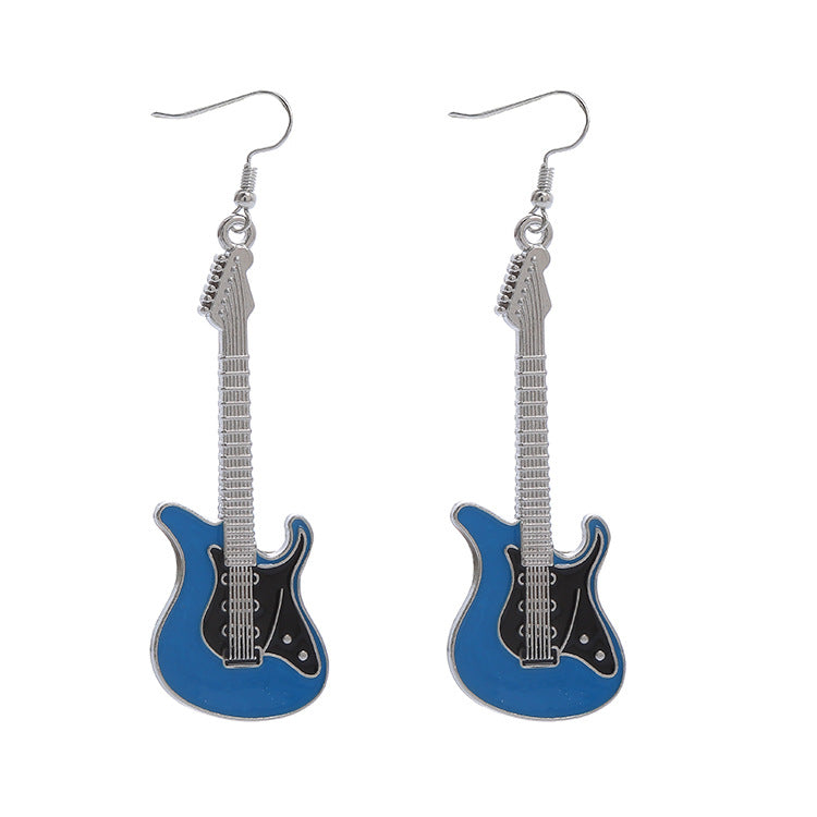Guitar Vintage Renaissance Music Festival Small Earrings
