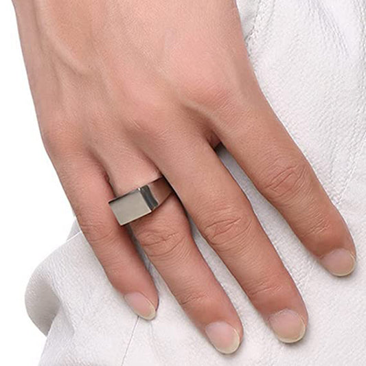 Men's Stamp Trendy Single Index Finger Hip Hop Rings