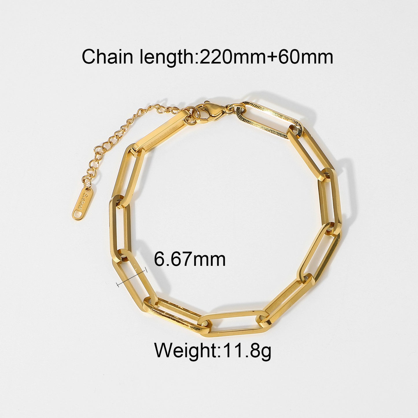 Women's Chain Like Flat Snake Twin Miami Bracelets