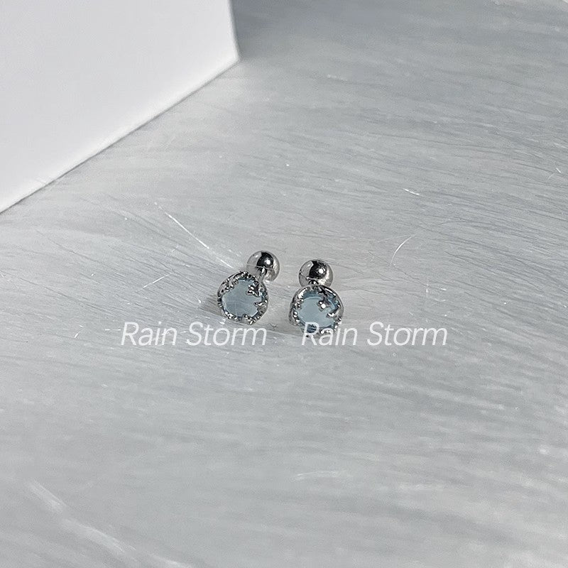 Women's Small Mori Ear Bone Pin Sleeping Earrings