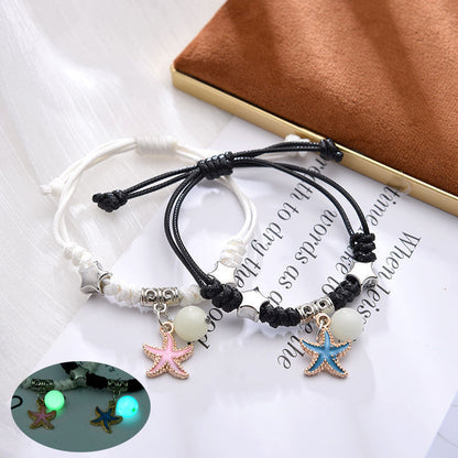 Personalized Luminous One Pair Of Lovers Bracelets
