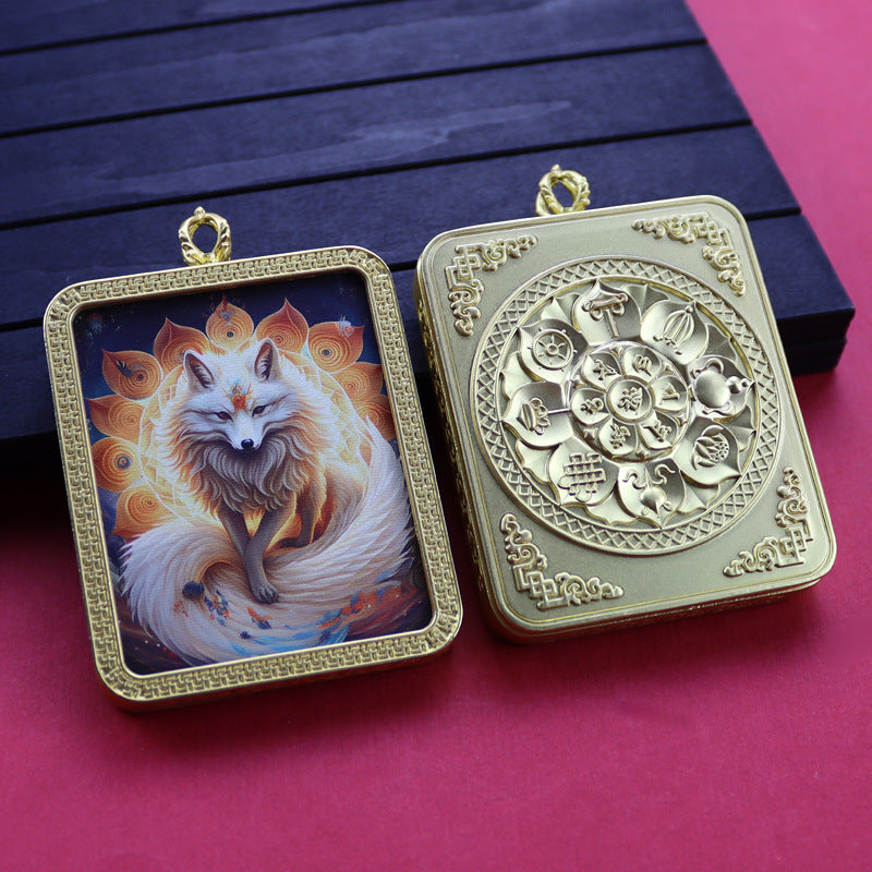 Ethnic Style Golden Fox Previous Life Pendants