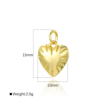 Glossy Heart Star Moon Handmade Jewelry Pendants