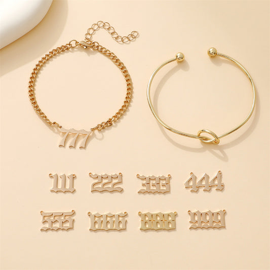 Fashion Simple Style Digital Wind Advanced Bracelets